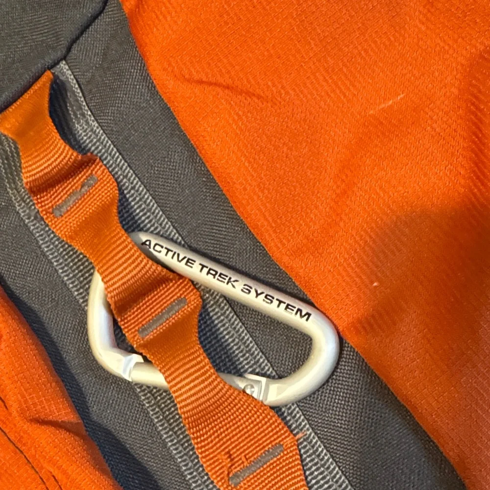 Old Navy Charcoal and Tangerine Backpack